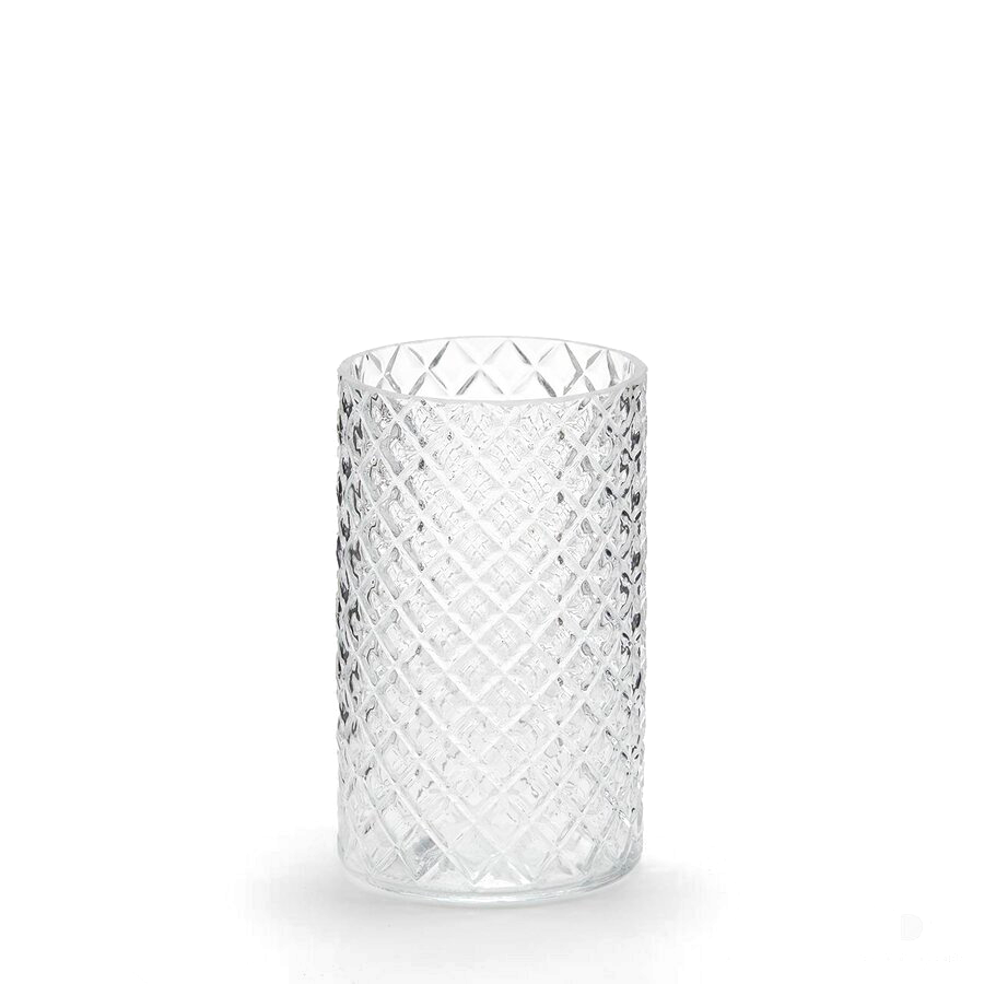 Jarrón cilíndrico Rombi