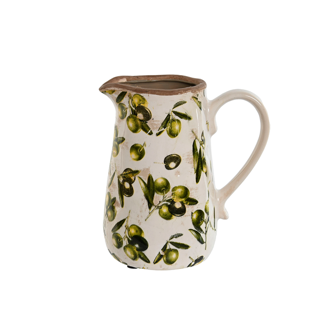Jarra gres olivas